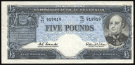 Australia - 5 Pounds - Coombs/Wilson - Radar Repeater - TC/77 919919 - aEF