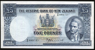 New Zealand - 5 Pounds - Hanna - 6/R 986121 - aUnc