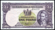 New Zealand - 1 Pound - Hanna - G/52 041370 - EF