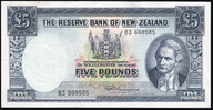 New Zealand - 5 Pounds - Fleming - B3 668585 - gEF