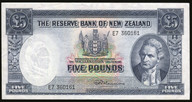 New Zealand - 5 Pounds - Fleming - E7 360161 - EF