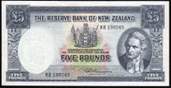 New Zealand - 5 Pounds - Fleming - K8 198049 - gEF