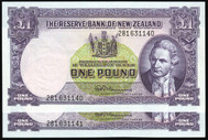 New Zealand - 1 Pound - Fleming - Consecutive Pair - 281 631140 - 281 631141 - Unc