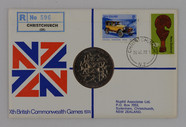 New Zealand - 1974 - $1 Nuphil PNC - Commonwealth Games