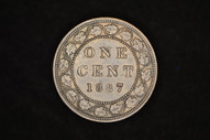 Canada - 1887 - 1 Cent - Large Cent - KM7 - A3349 - EF