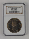 New Zealand - 1953 - Crown - Proof - NGC PF65 Cameo - 3072826-007