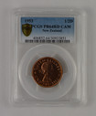 New Zealand - 1953 - Half Penny - Proof - PCGS PR64RD CAM - 30933851