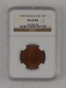 New Zealand - 1960 - Half Penny - MS65 RB - 2630780-009