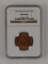 New Zealand - 1962 - Half Penny - MS65 RB - 2765612-008