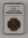 New Zealand - 1957 - Penny - MS64 RB - 2607262-003