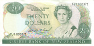 New Zealand - $20 Note - Brash 'Type 1' - TJY000371