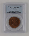 New Zealand - 1958 - Penny - MS64 RB - 26108812