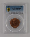 New Zealand - 1962 - Half Penny - MS64 RD - 37005796