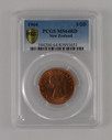 New Zealand - 1964 - Half Penny - MS64 RD - 83893651