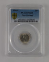 New Zealand - 1944 - Threepence - MS63 - 36634143