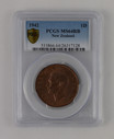 New Zealand - 1942 - Penny - MS64 RB - 26317128