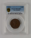 New Zealand - 1954 - Half Penny - MS63 BN - 30754141