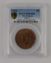 New Zealand - 1946 - Penny - MS63 RB - 31964359