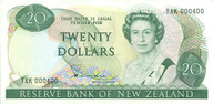 New Zealand - $20 Note - Hardie - 'Type 2' - TAK000400