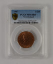 New Zealand - 1957 - Half Penny - MS64 RD - 30754137