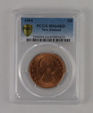 New Zealand - 1964 - Penny - MS64 RD - 83893652