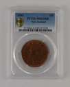 New Zealand - 1942 - Penny - MS63 RB - 84255294
