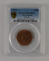 New Zealand - 1951 - Half Penny - MS64 RD - 32239458