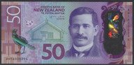New Zealand - $50 - Polymer Banknote - Wheeler - AH16 000294