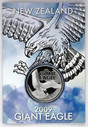New Zealand - 2009 - Uncirculated Silver Dollar Specimen Coin - Giant Eagle