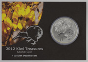New Zealand - 2012 - Uncirculated Silver Dollar Specimen Coin - Kiwi Treasures