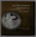 New Zealand - 2008 - Silver $5 Proof Coin - Hamiltons Frog