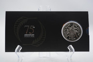 New Zealand - 2009 - $1 Uncirculated Coin - Reserve Bank 75th Anniversary