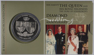 New Zealand - 2007 - $1 Uncirculated Coin - Royal Wedding Anniversary