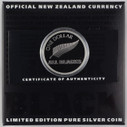 New Zealand - 2011 - Silver Dollar Proof Coin - All Blacks - Silver Fern