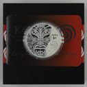 New Zealand - 2013 - Silver Dollar Proof Coin - Maori Art - Koru