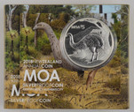 New Zealand - 2018 - $5 Silver Proof Coin - Moa