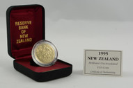 New Zealand - 1995 -  Brilliant Uncirculated $10 Coin - Gold Prospector