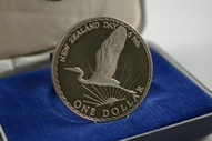 New Zealand - 1974 - Silver Dollar Proof Coin - N.Z. Day