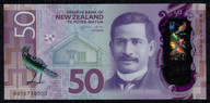 New Zealand - $50 Polymer Note - Wheeler - BG16 738000