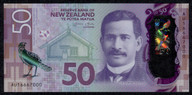 New Zealand - $50 Polymer Note - Wheeler - AU16 667000