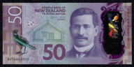 New Zealand - $50 Polymer Note - Wheeler - AV16 842000