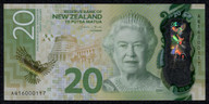 New Zealand - $20 Polymer Note - Wheeler - AQ15 000117