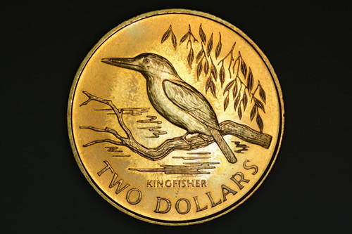 New Zealand - 1993 - $2 - Kingfisher - KM87 - Uncirculated