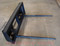 Skid steer or Bobcat style 2 Spear Hay Bale Mover 48" Long Heavy Duty Spear