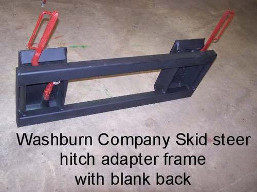 Skid Steer Hitch Adapter with Blank EXTRA Heavy Duty Frame