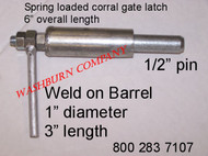 Small 1/2" Pin Corral Gate Latch Only
