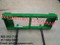 Hay Bale Spear for John Deere 200-500, 2 Spear 48" Long, hay bale stacker for jd 200cx 300 400 500 loader, Top pin fits John Deere JD quick attach 200x, 200cx, 300, 300cx, 300x, 400, 400x, 400cx, 410, 420, 430, 440, 460 series ag tractor loaders.
Bottom pin set fits 500, 510, 520, 521, 540, 541, & 542 series ag loaders.
2 prong hay fork, 2 prong hay spear, hay spear, hay tine, hay
spike, bale penetrator mc