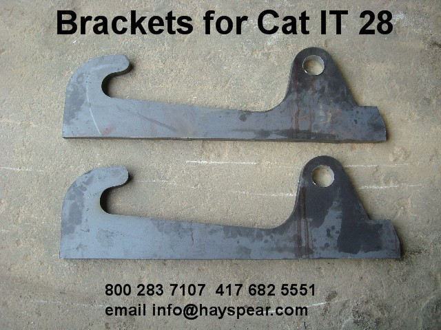 Attachment Bracket Pair To Fit Cat It 28 Loader Hitch