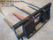 Round hay bale 6 Spear hay bale carrier for Skid Steer 6' Wide Frame 48" prongs tine
