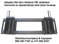 Quick Hitch Adapter New Holland 785 to Skid Steer Attachment
